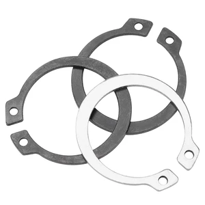 OEM Wholesale RLC Brand ISO9001:2015 Certified High Quality Black Carbon 4mm-36mm External Stainless Steel Retaining Rings