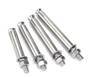 YPH HIGH QUALITY 1/4in 60mm Diameter Capacity Inch System Expansion Concrete Screw Stainless Steel Wood Anchor
