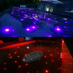 Swimming Pool Lighting System Fiber Optic Underwater Star Light LED Optical Fibre Pool Floor Piscina Starry Lighting