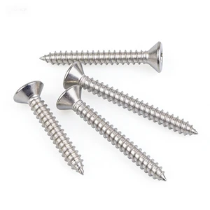Durable Stainless Steel Flat Head Self Tapping Screw for Furniture Assembly