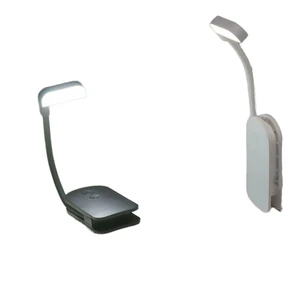 Wholesale Small Portable Reading Lamp 3 Colors 10 Brightness Flexible Touch Control USB Rechargeable LED Desk Clip Book Light