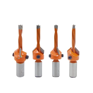 CNC Flute Length Customized Countersink Boring Bits Through Hole Drill Bit Inserted Carbide Brad Point Drill Bit
