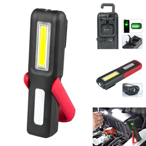 Hot Sale Rechargeable Work Light with Hook and 180 Degree Rotatable Bracket with Magnet Base Work Flashlight for Work Shop