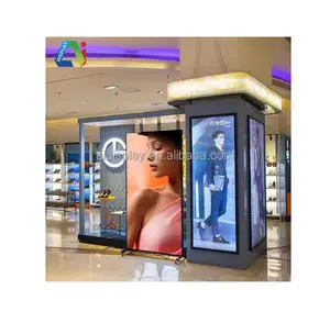 New Design Full Color High Definition Mirror Movable Advertisement Led Screens for Outdoor Indoor Advertising Led Poster Display