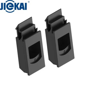 Plastic Latch Door Lock Plastic Toggle Cabinet Latch Hasp Lock Flat Spring Plastic Embedded Concealed Pull Handle DK919