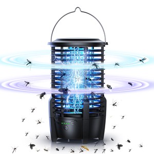 Hot Sale 3600mAh Mosquito Killer Lamp Repellent Rechargeable Portable Eco-Friendly ABS Material Electric Shock Bug Zapper Insect