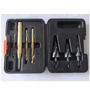 4241 High-Speed Steel Four-Spiral-Flute Imperial Step Drill Countersink Tapered Drill Bit China Metal Drilling Electric Drills