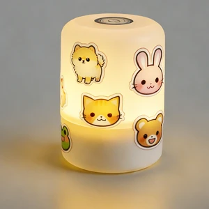 Dingdian Led LED Night Lamps Dimmable USB Charging Touch Control Battery Powered Home Bedroom Lighting 3 Colors Table Lamps
