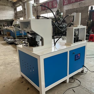 Double Head Hydraulic 90 Degree Angle Cutting Machine Pipe Punching Machine Iron square Tube Notching Cutting Machine