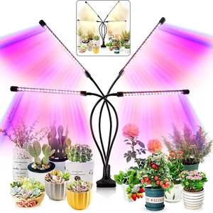 240W Full Spectrum LED Indoor Nursery Grow Lights for Succulent Plants Timing Clip Optimal Lighting for Plant Growth