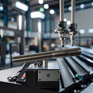 Stainless Steel for CNC Machining Service 8.8 Grade Half-Threaded Double-End Stud Bolt Broaching Type Chrome Plated 10 Bar