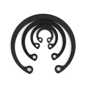 Custom High Strength 65Mn Black Oxide High-Load Internal Retaining Rings for Shaft