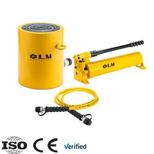 100Ton Single Acting Hydraulic Lifting Jack High Pressure Single Acting High Tonnage Hydraulic Cylinder Jacks