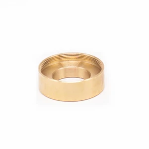 Custom Precision Brass Threaded Sleeve Corrosion Resistant Bushing for Industrial Hardware Components