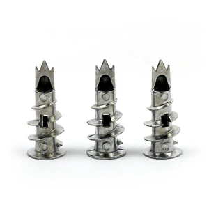 Metal Expansion Drywall Anchor 13*42mm Zinc Alloy Drywall Anchor Self Drilling Anchor Metal for Gypsum