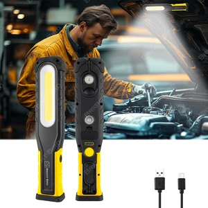 Bright Bird 900 Lumen Rechargeable LED Portable Work Light Under Hood Workshop Office Road & Hotel Use IP44 Rated Dimmable