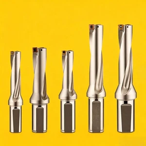 High Accuracy SP U-Drill CNC Indexable Drill Cutter 14MM~60MM Diameter Range 2D/3D/4D/5D/6D SPMG Inserts Multipurpose Drill Bits