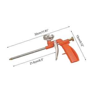 China-Made Industrial Grade Manual DIY Caulking Tools Styrofoam Gun Orange Expansion Foam Spray Gun for Construction