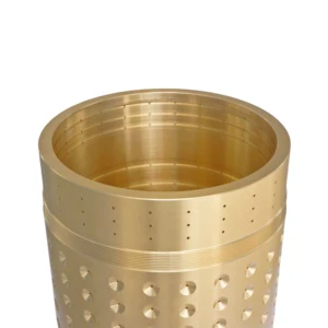 Custom Metal Threaded Copper Bronze Brass Sleeve Bushing CNC Milling Machining Part