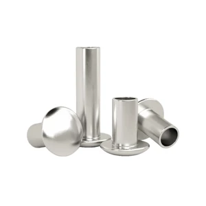 Custom Factory Direct Lowest Price Wholesale 304 Stainless Steel Round Head Semi-Tubular Rivets