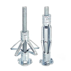 M4 M5 M6 M8 Metal Expansion Bolt Drywall Anchors Plasterboard Gypsum Wall Fix Hollow Plug Metal Screw
