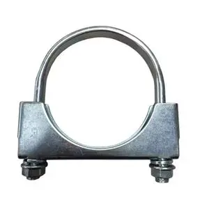 5 Inch 304 Stainless Steel Flat Sided Zinc U-Bolt Exhaust Clamp