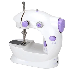 Hot Home Tailoring Use Mini Sewing Machine for Beginners Portable Electric Sewing Machines with Extension Table and Light