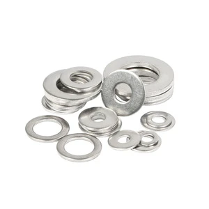 DIN125 DIN137 DIN433 DIN440 DIN7349 DIN9021 Stainless Steel 304 316 OEM Design Metal Gasket Flat Washer Shims Flat Washers