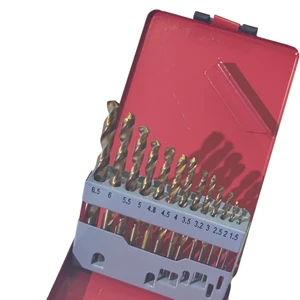 KA-016 Titanium-Plated High-Speed Steel Twist Drills Multipurpose Drill Bits with Hex Shank for Versatile Applications-003