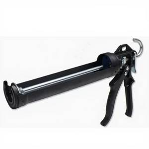 Industrial Grade 300ml Manual Silicone Gun Steel Handle Smooth Rod Plunger for Smooth DIY Home Garage Maintenance Application