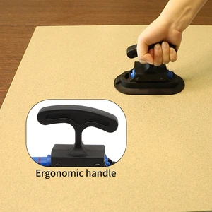 Factory Single Layer Vacuum Suction Cup T-handle Oval Shape Rubber Sucker Vacuum Suction Cups