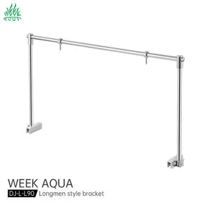 WEEKAQUA DJ-L-L90 Aquarium Light Suspension System Light Stand 304 Stainless Steel Tank Aquarium Hanger Bracket for Light