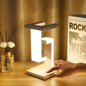 Anti Gravity Reading Deskt Light Magnetic Levitation Table Lamp for Bedroom Study Office Decor