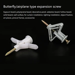 Gypsum Board Expansion Screw, Airplane Type Expansion Screw, Hollow Brick butterfly Type Self Tapping Expansion Screw