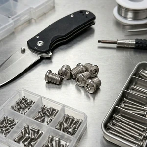 Industrial Fastener Manufacturers Steel Metric Screws M3 Standard Thread Custom Finish Head Grade Other Folding Knife Parts