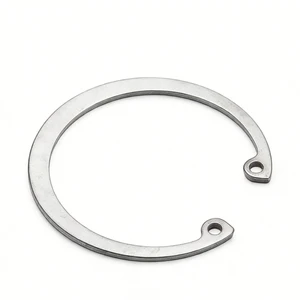 Stainless Steel Zinc Finish External Retaining Ring Circlip For Shaft DIN471 Standard Fastener 46-54Hrc Hardness 180mm Inner