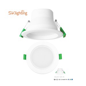 Australia New Zealand Standard TRI 3CCT 90mm IP44 Spot LED Down Light Saa Dimmable Aluminum Commercial Office Home Living Room