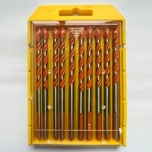 Extended Cross Triangle Core Drill Bit 16mm Shank for Tiles Glass Cement Walls & Ceramic-Multi-Functional Twist Drill