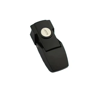 Zinc Alloy Lock Toggle Latch Concealed Toggle Latch Spring Load Latch with Cylinder& Key for Equipment and Cabinet with Key