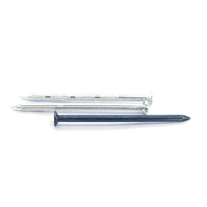 Wholesale Top Customizable Length Galvanized Smooth Shank Concrete Steel Nails High Strength Rust Resistant