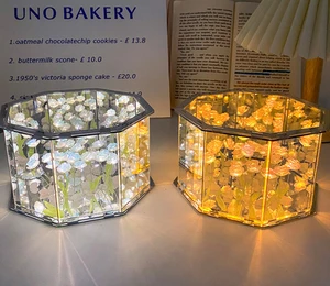 Kanglong Tulip Handmade DIY Material Desktop Mood Light Ornaments Night Light