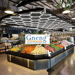 Led Tube Lamp Fresh Meat Lighting Supermarket Fresh Food Hexagonal Led Light Fittings for Shop