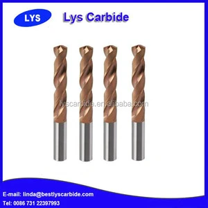 Carbide Coolant Drills, HRC62-65, Taiwan Chunbao Material
