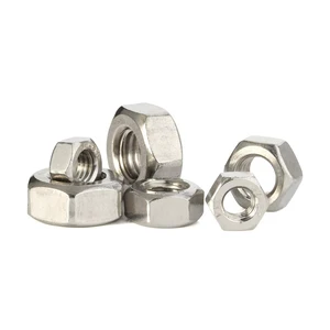 Made in China Stainless Steel A2 A4 DIN934 Self-Locking Right Hand Thread Metric Hex Nut