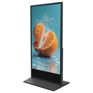 HDFocus OEM ODM 32 to 85 Inch Indoor Floor Standing LCD Interactive Kiosk Android Digital Signage Display Screen for Advertising