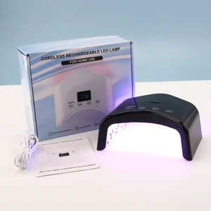 2026 Hot Selling 100° Rotatable Panel Rechargeable Nail Dryer LED Gel Nail Lamp Professional Salon UV Nail Lamp