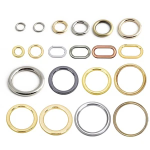 O Ring Decorative Metal Iron Dog Belt Buckle Handbag Fitting O Ring For Metal Accessories Dog Leash O Ring