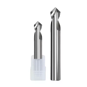 High Precision HSS Metal Cutter Carbide Alloy Milling Tool Key Seater Router Bit 1PCS 2-Flute HRC55 Aluminium Center Drills