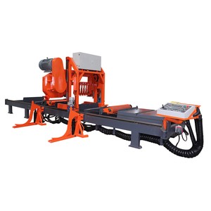SW40E Hydraulic Portable Sawmill Fully Automatic Cutting Wood Sawmill