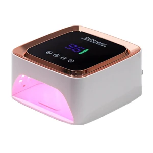 S40 Max Portable Wireless Nail Dryer with Rechargeable 256W 57 LEDs Red Light UV Technology for Manicure Salons